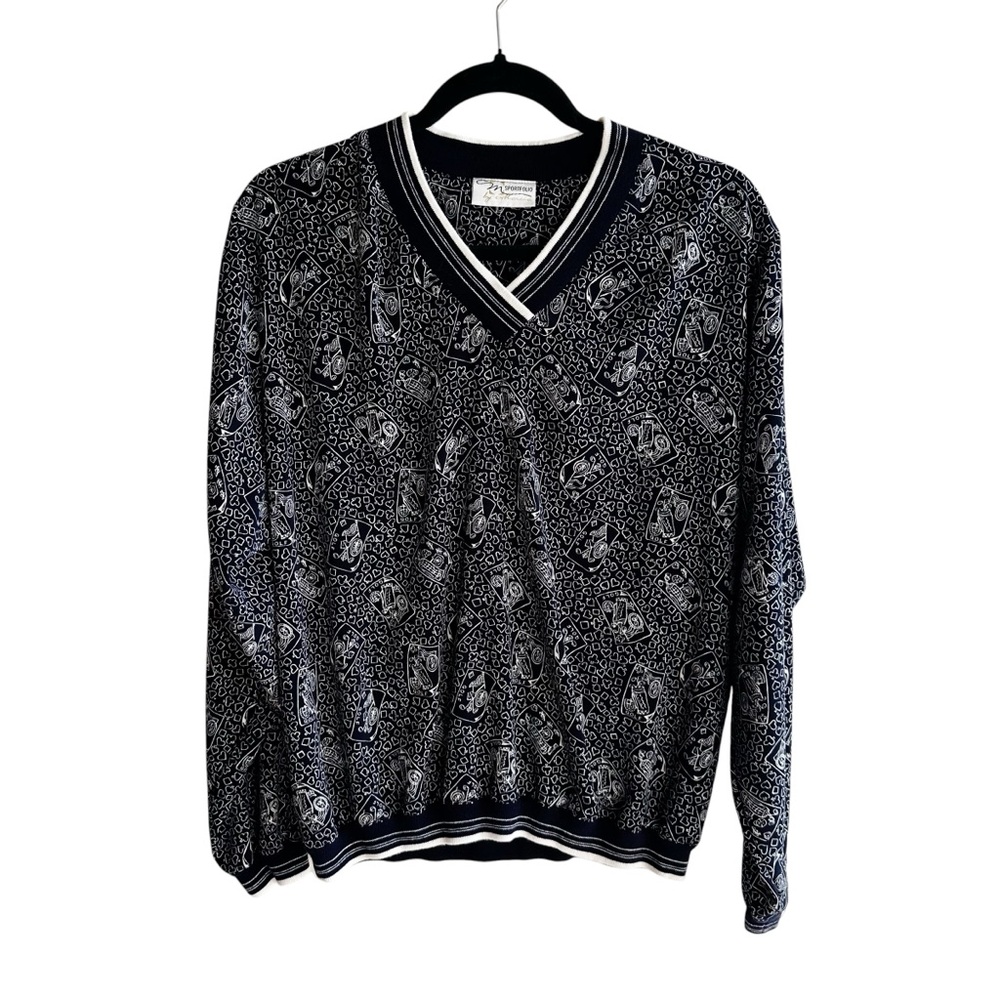 Sportfolio Vintage Golf Performance Pullover V-Neck